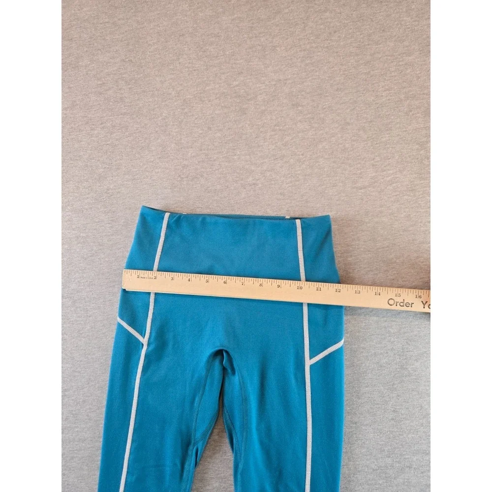 Free People Movement You're A Peach Leggings Women's XS Blue Activewear Gym‎